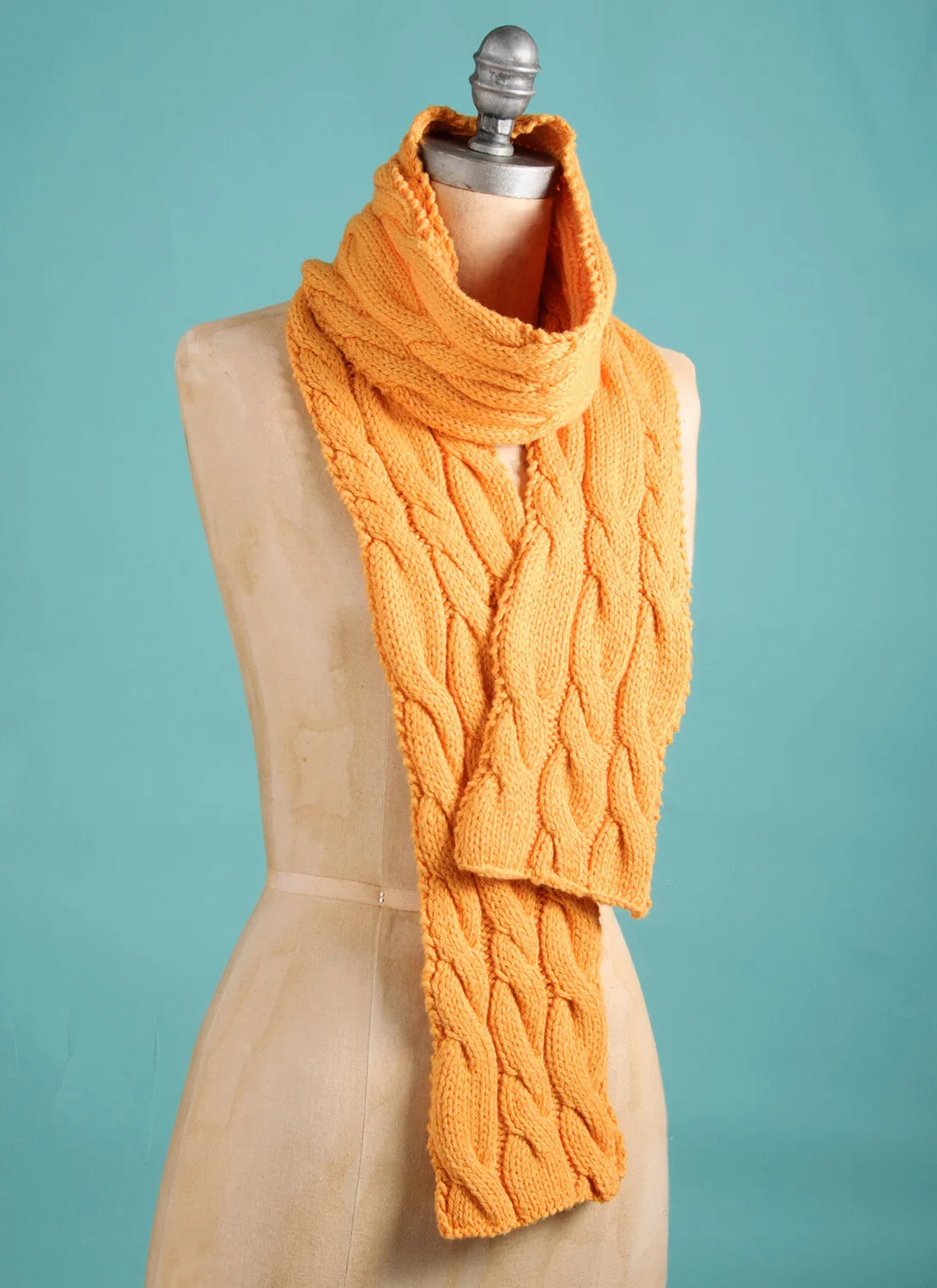 Blue Sky Fibers Rambling Schal Strickanleitung gratis