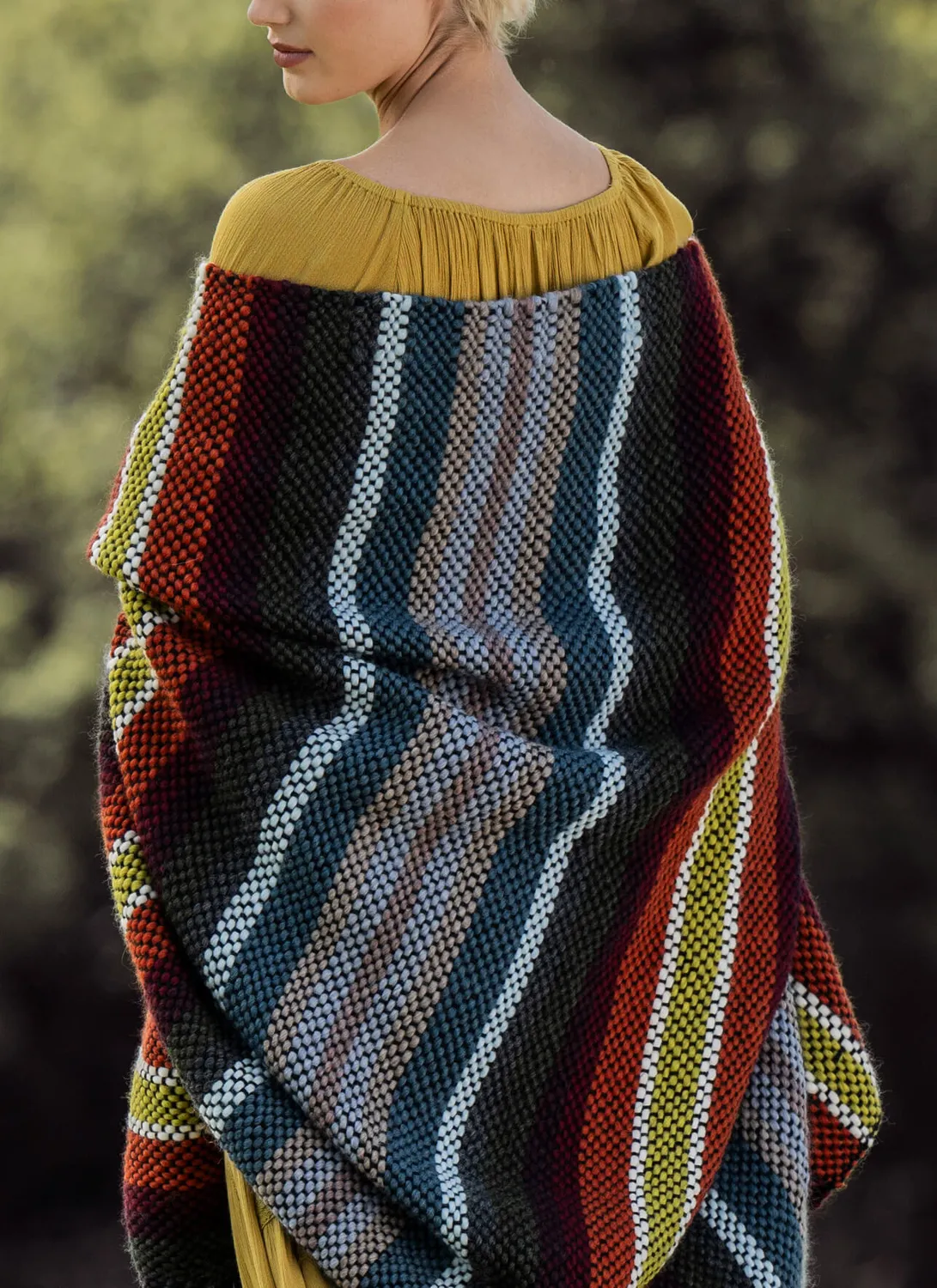 Blue Sky Fibers Bellville Throw Strickanleitung Woolstok