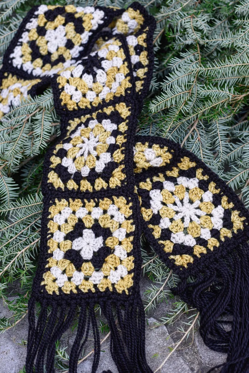 Madelinetosh Groovy Granny Scarf Häkelanleitung PDF