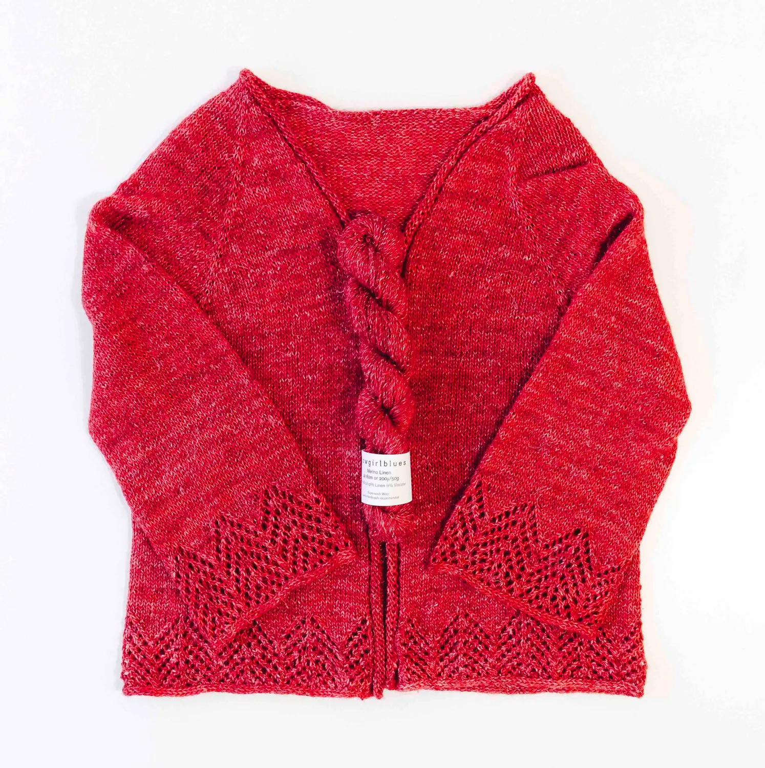 Cowgirlblues Ochre Cardigan Strickset Wolle ocker