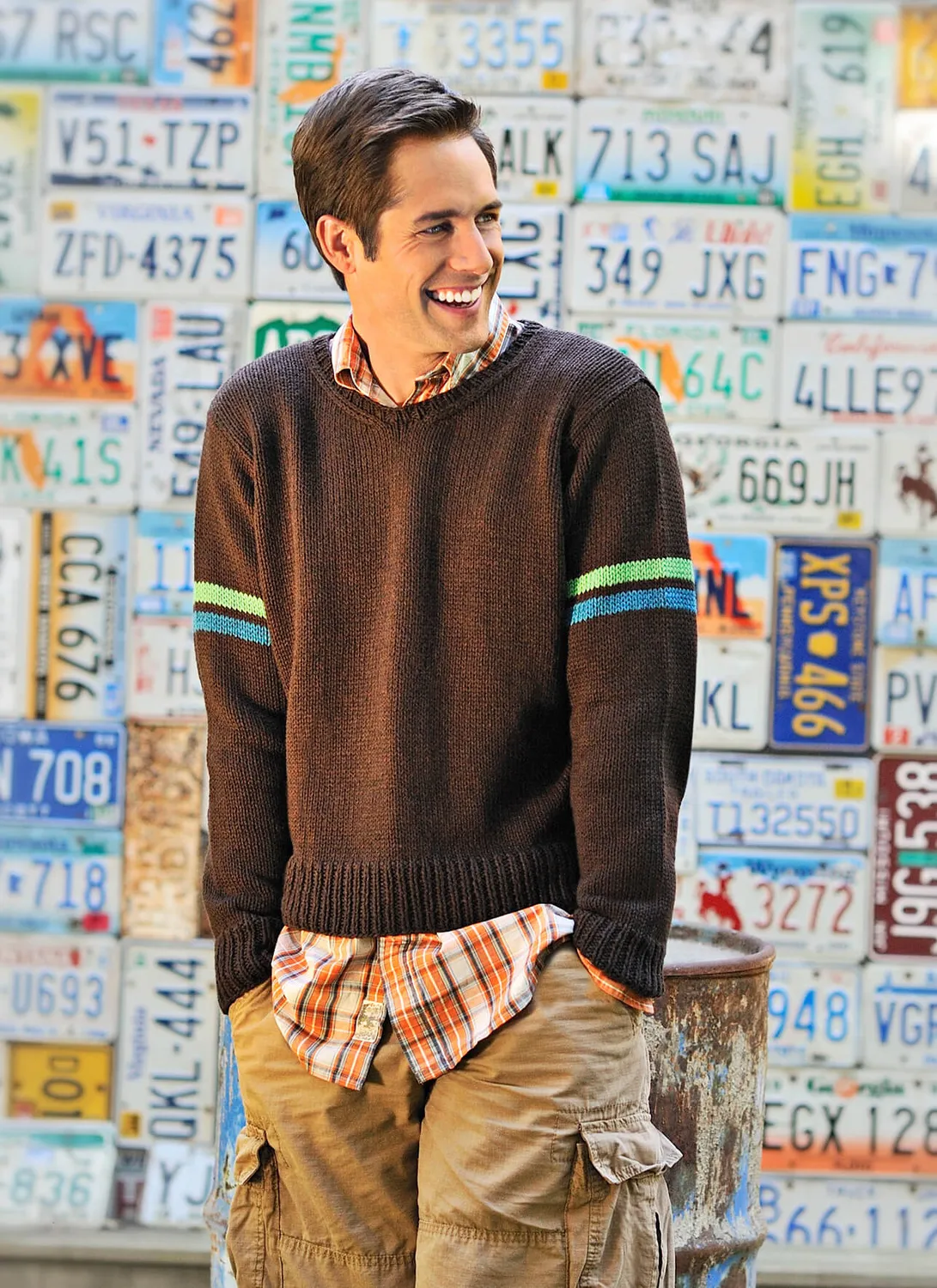 Blue Sky Fibers Classic Jersey Pullover Strickanleitung Herren