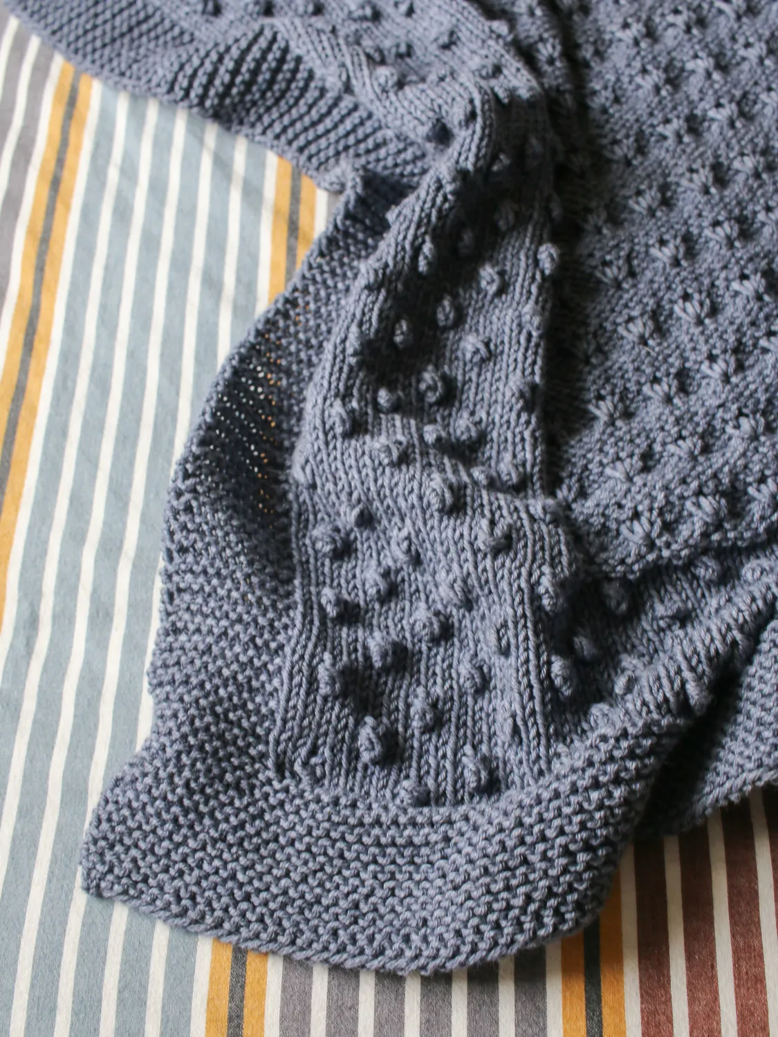 Madelinetosh Fairy Lights Blanket PDF Strickanleitung Babydecke