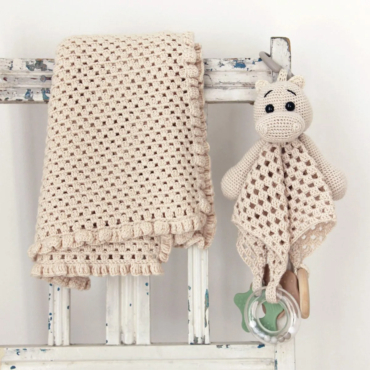 Go Handmade Sensorik-Hase Häkelset 26 cm