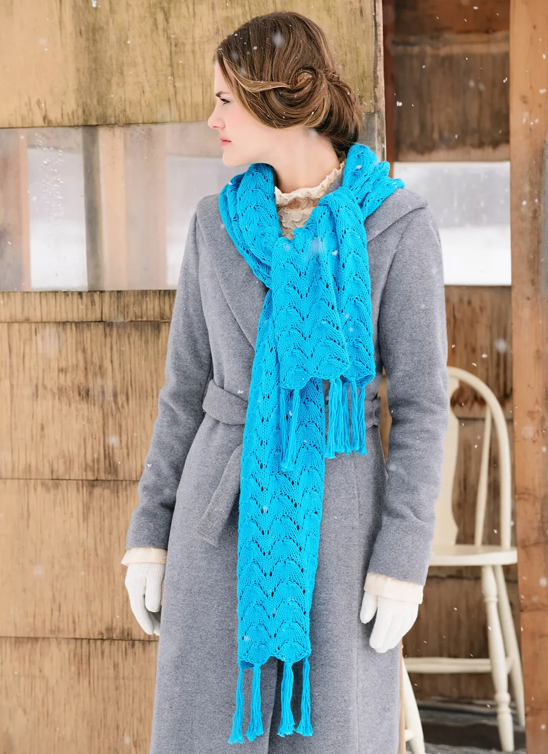 Blue Sky Fibers Classic Series Baltic Wrap BAW Strickanleitung Tuch