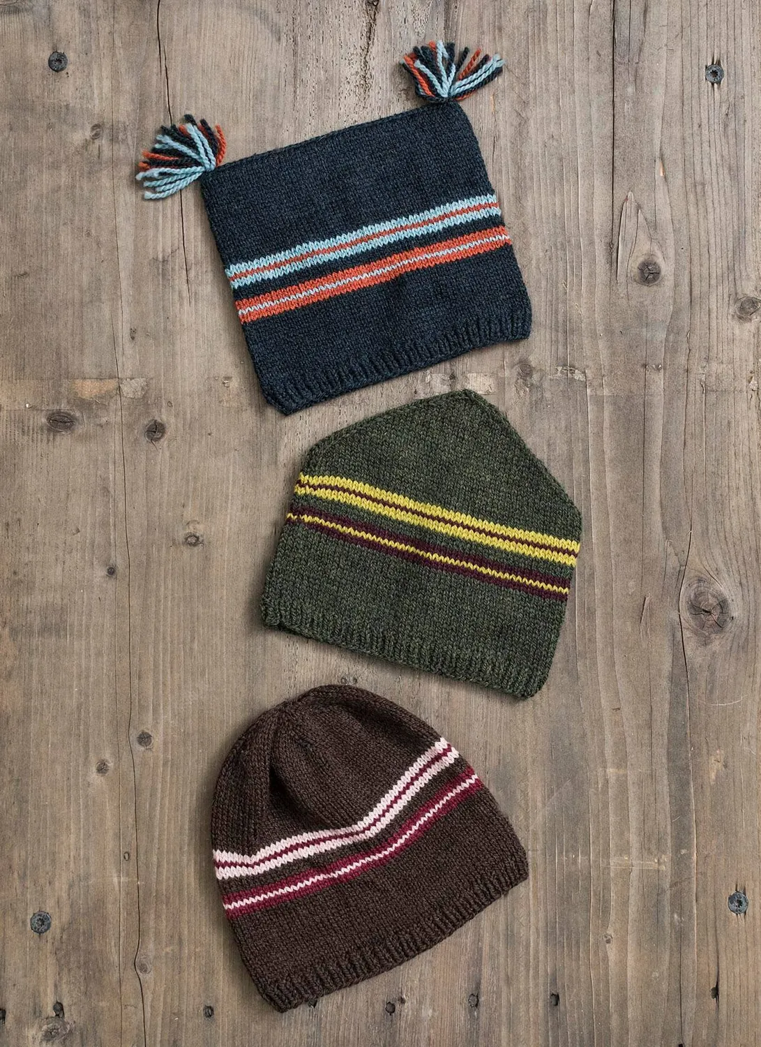 Blue Sky Fibers Ski Trio Hats Mützenanleitung 201723