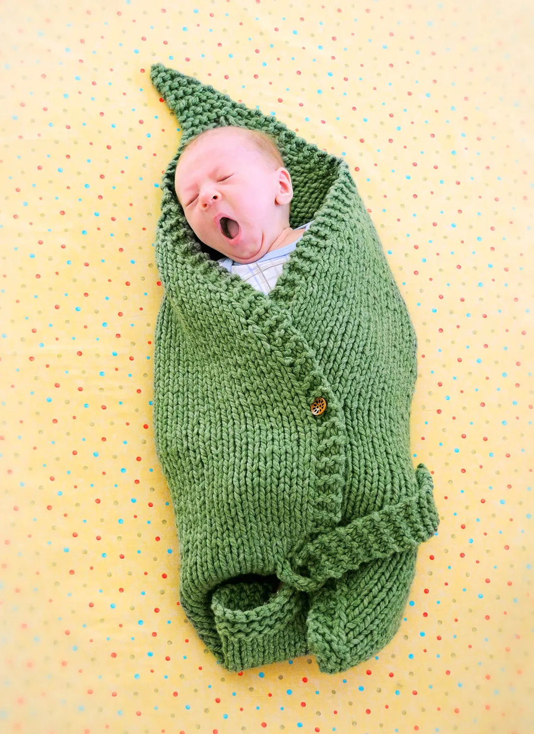 Blue Sky Fibers Classic Leaf Blanket 9216 Strickanleitung Babydecke