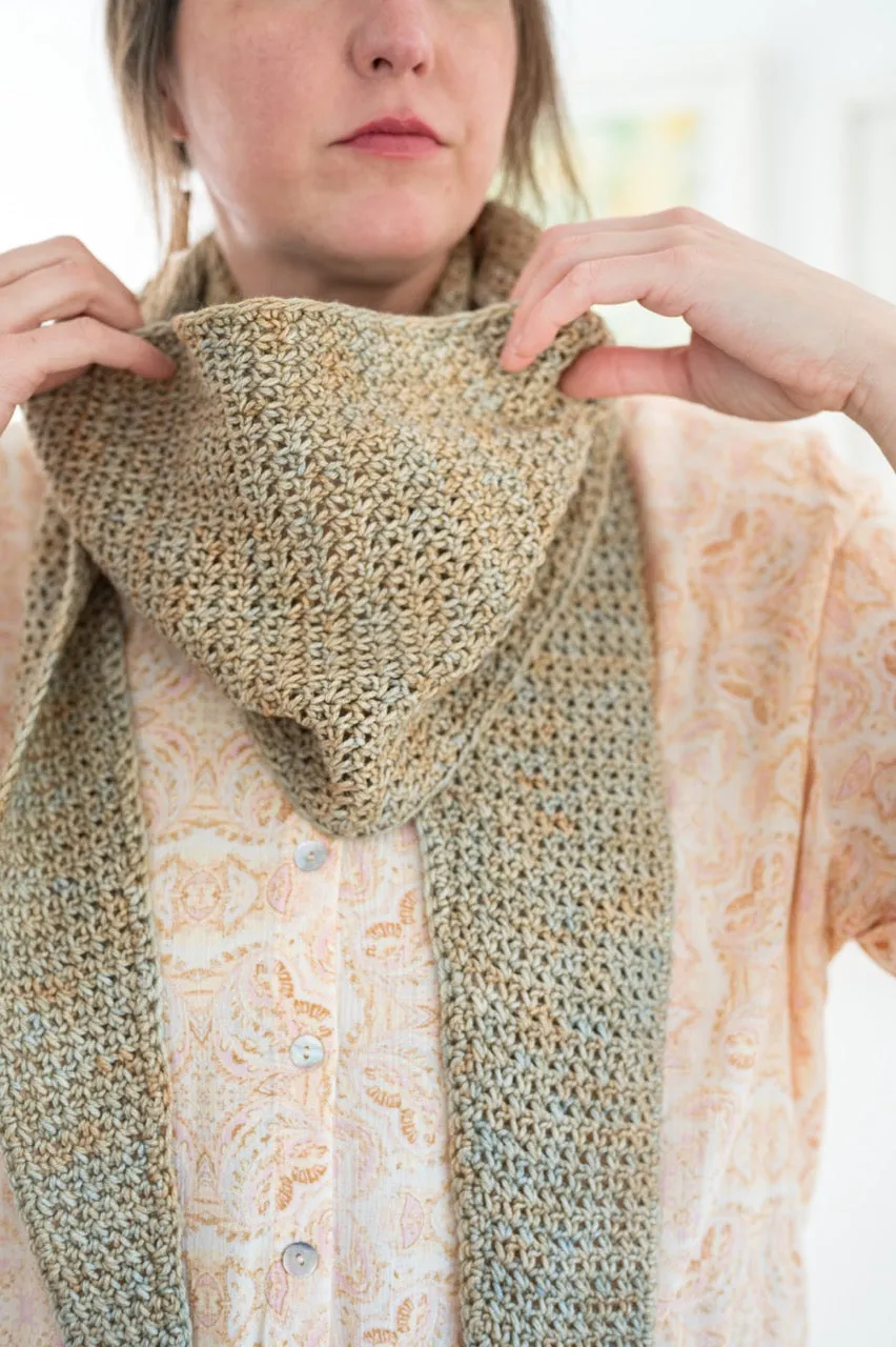 Madelinetosh Silent Mode Scarf Häkelanleitung PDF