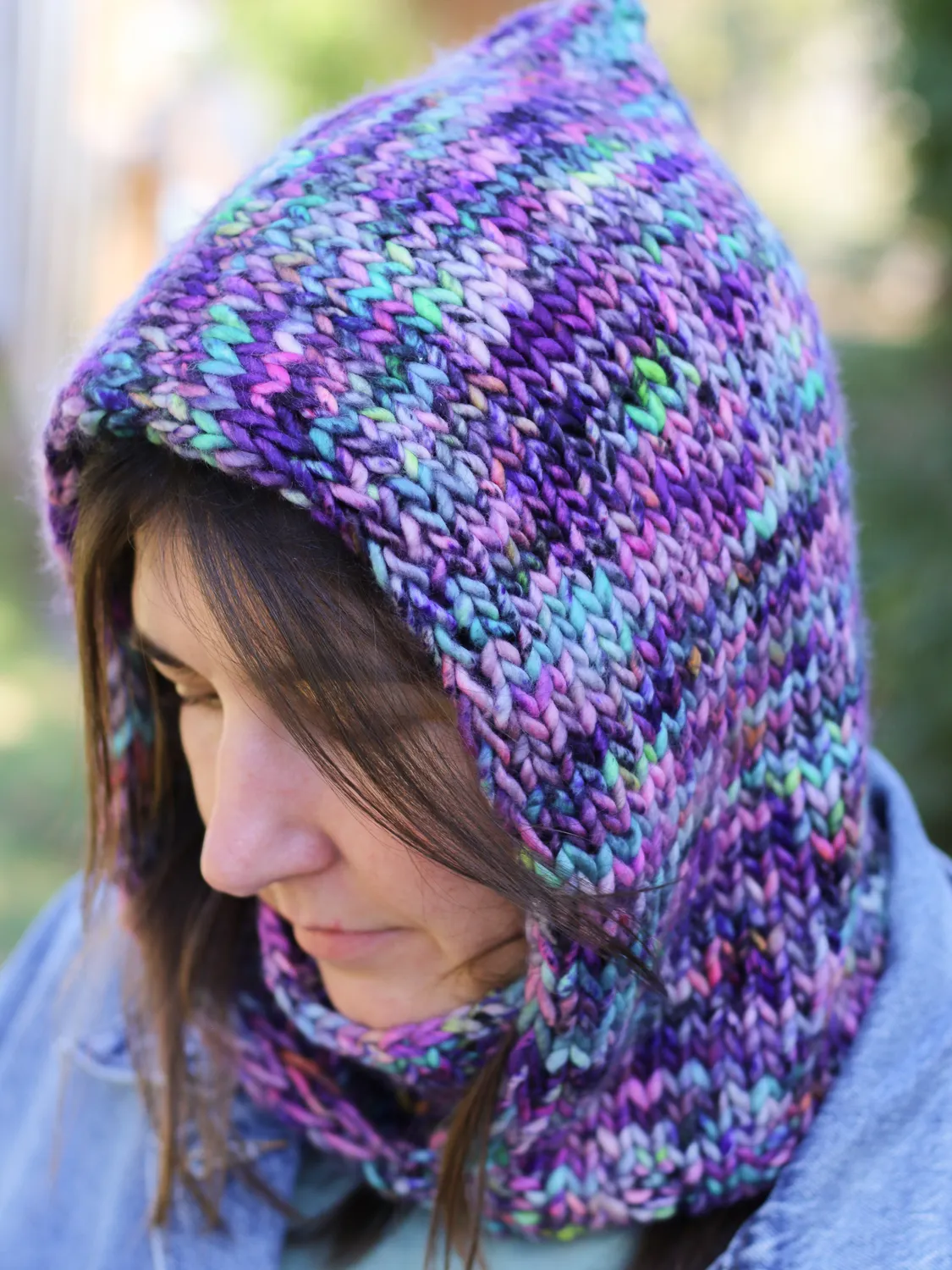 Madelinetosh No Chill Hood Anleitung PDF Super Bulky