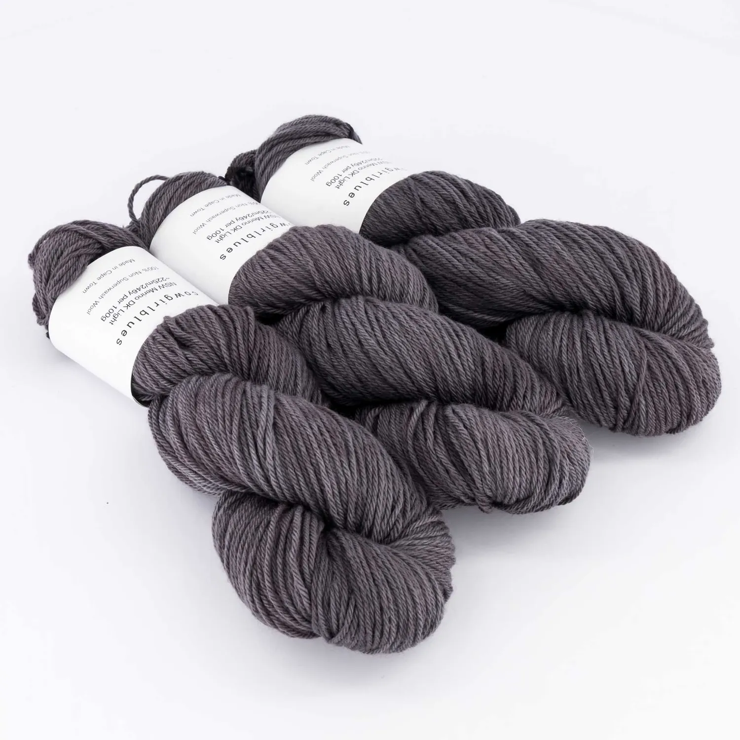 Cowgirlblues NSW Merino DK 100g Charcoal Filzwolle