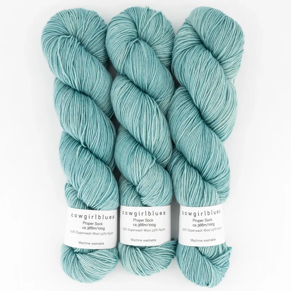 Cowgirlblues Proper Sock Low Tide Sockenwolle handgefärbt