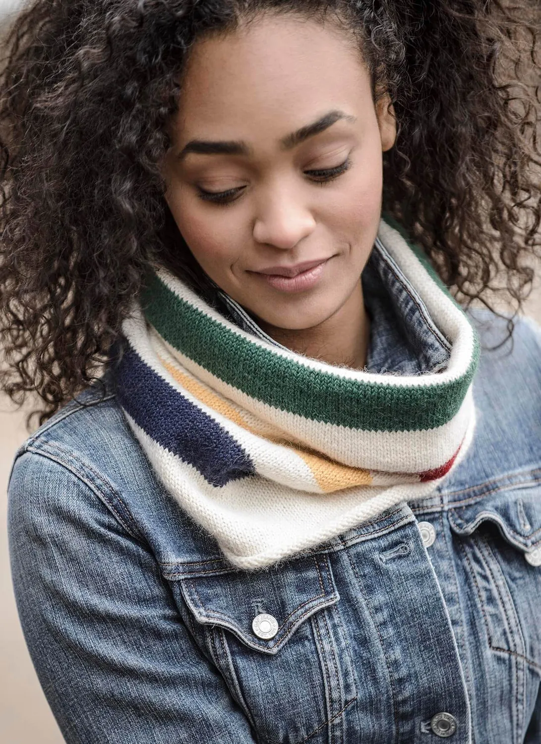 Blue Sky Fibers Albany Alpaca Cowl Loop Anleitung gratis