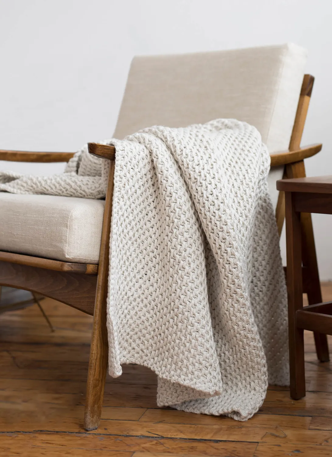 Blue Sky Fibers Classic Series LaGrand Throw Strickanleitung Decke