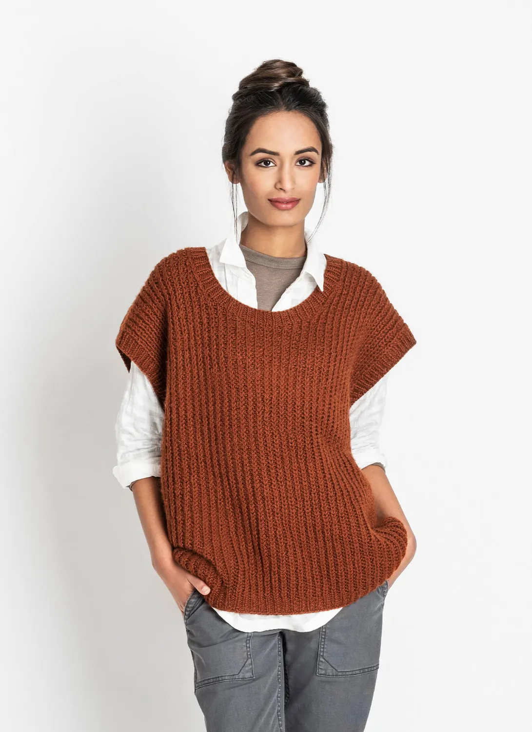Blue Sky Fibers Classic Owasso Tee Strickanleitung Oversize