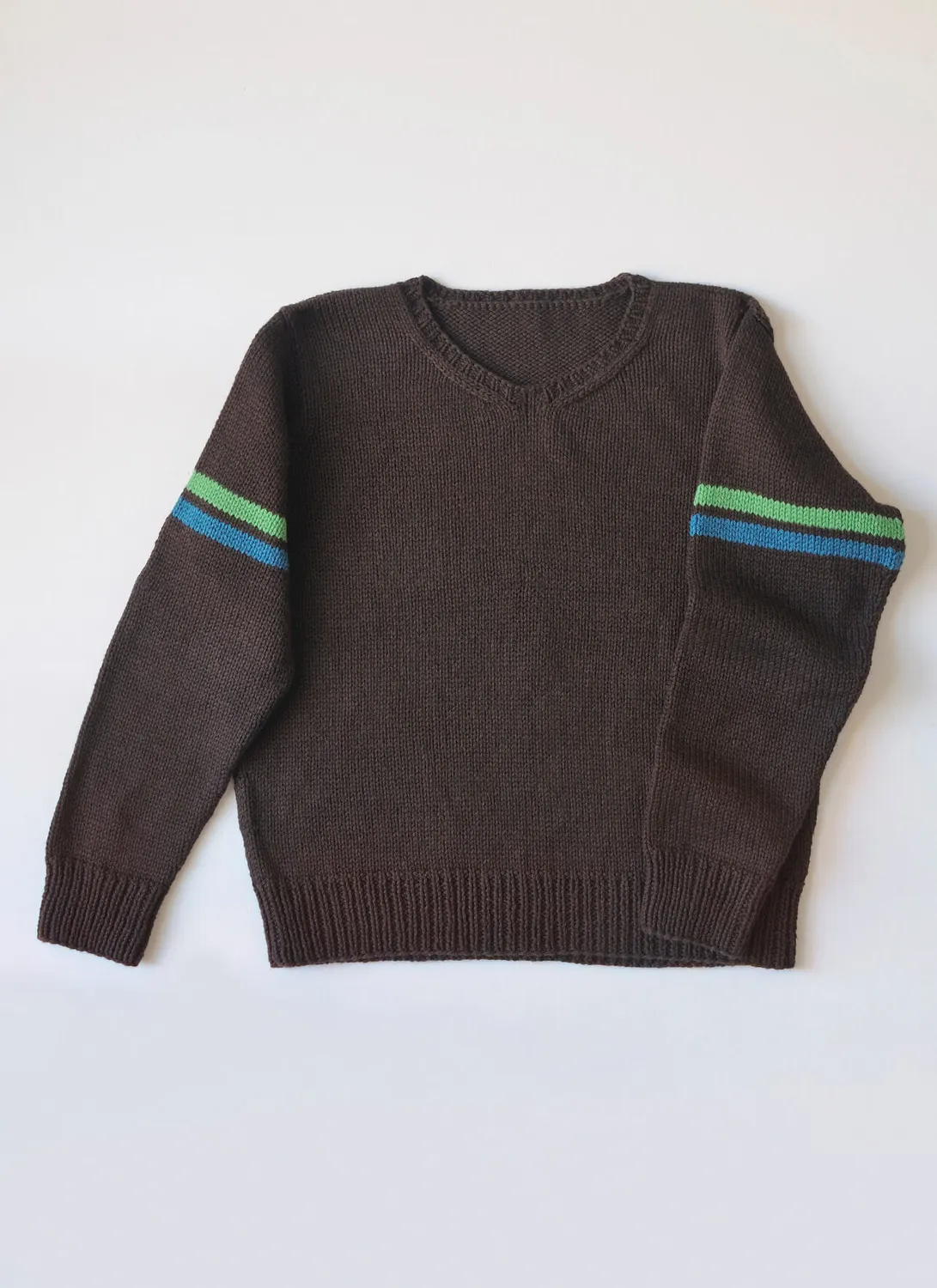 Blue Sky Fibers Classic Jersey Pullover Strickanleitung Herren