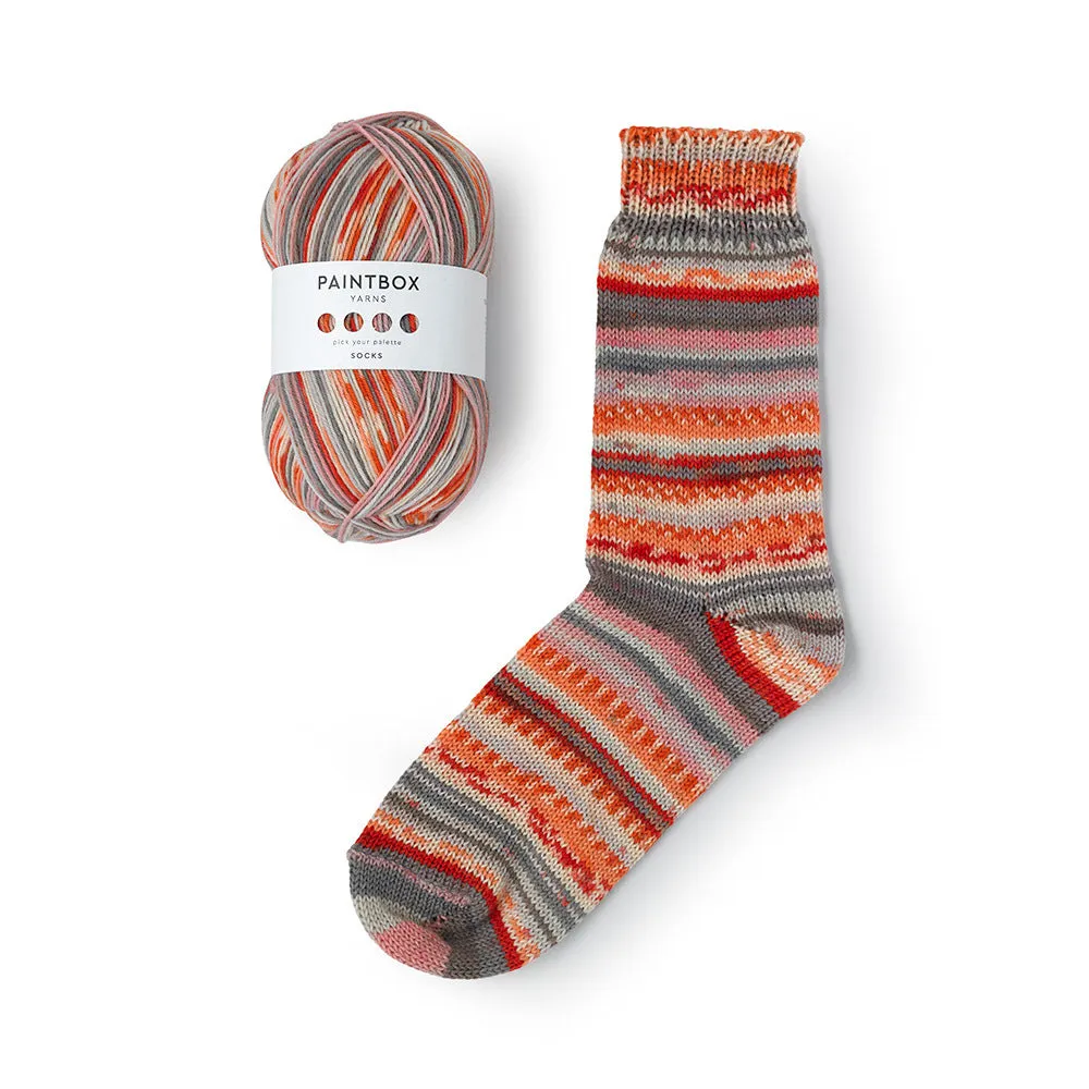 Paintbox Yarns Socks Sockenwolle 10x100g Set selbstmusternd