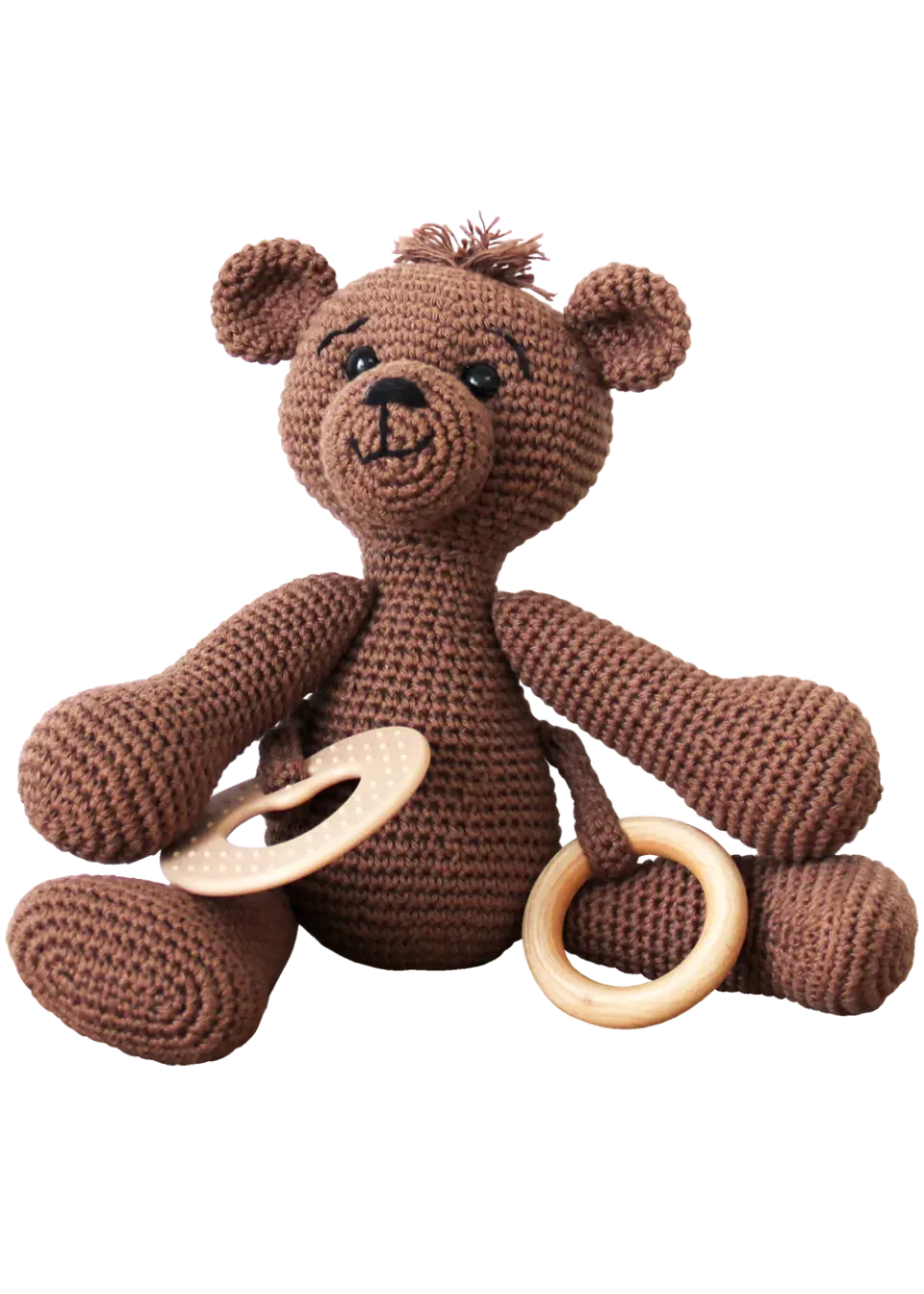 Go Handmade Teddy Sensorik Teddy Häkelkit 25 cm