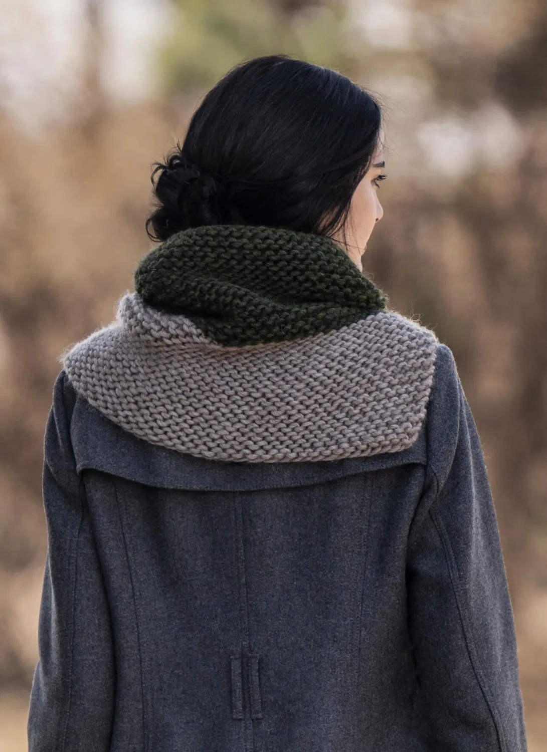 Blue Sky Fibers Bay City Cowl Strickanleitung Geschenk