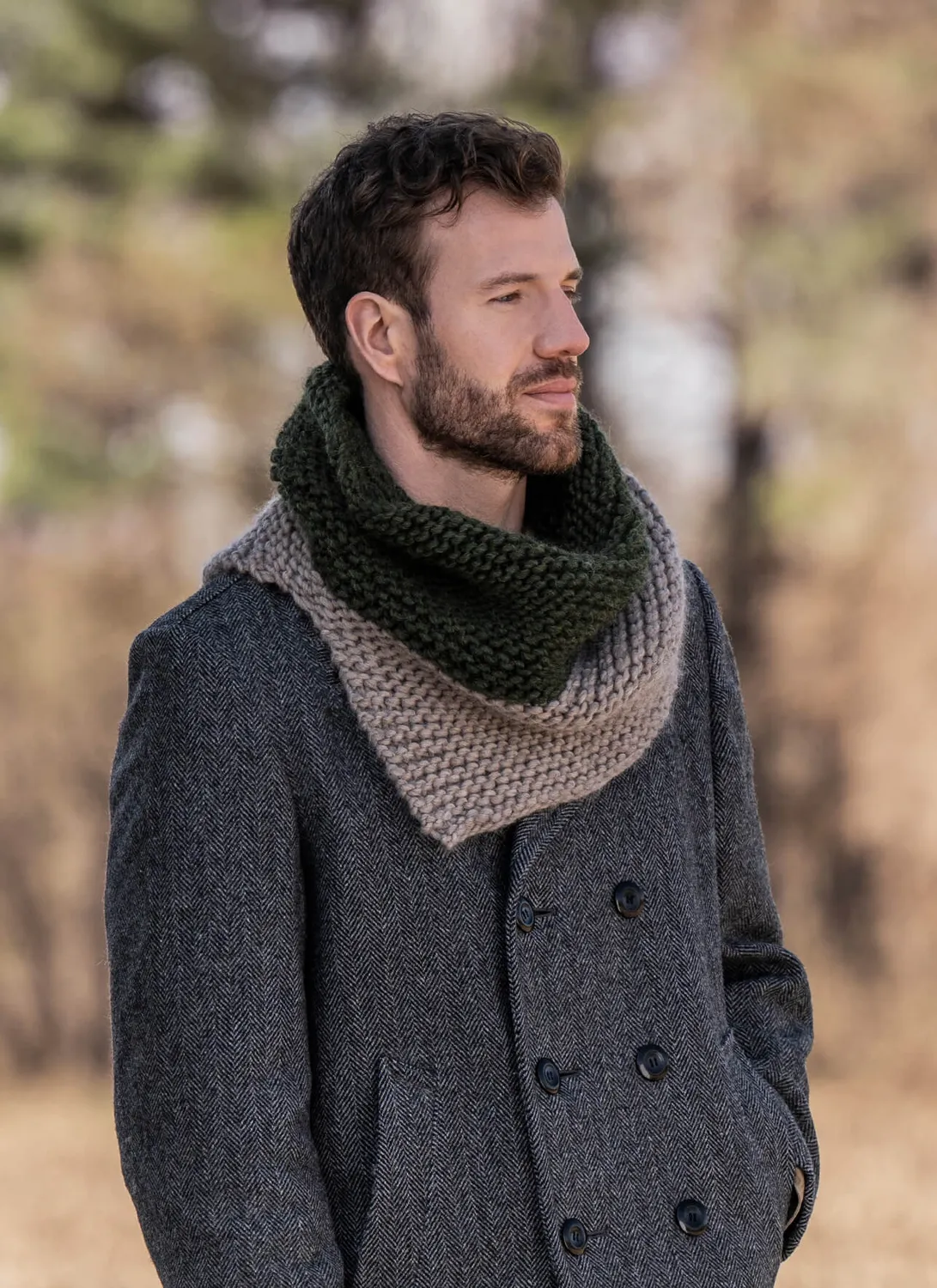 Blue Sky Fibers Bay City Cowl Strickanleitung Geschenk