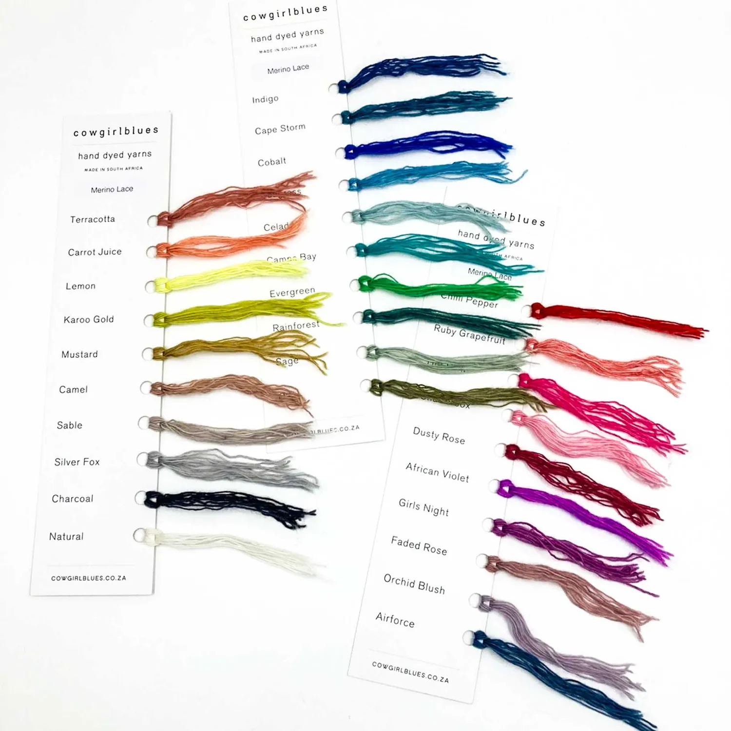Cowgirlblues Colour Card Farbkarte Original