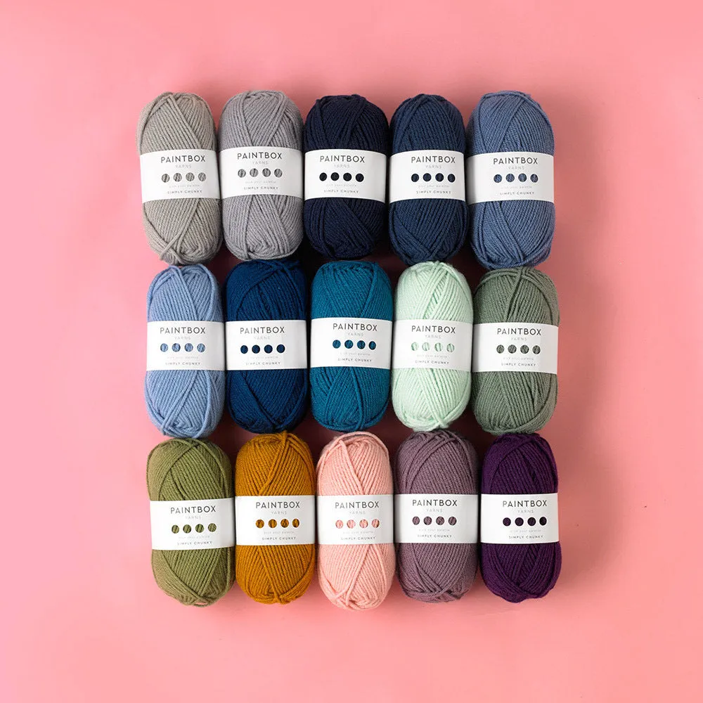 Paintbox Yarns Simply Chunky Wolle 100g Acryl