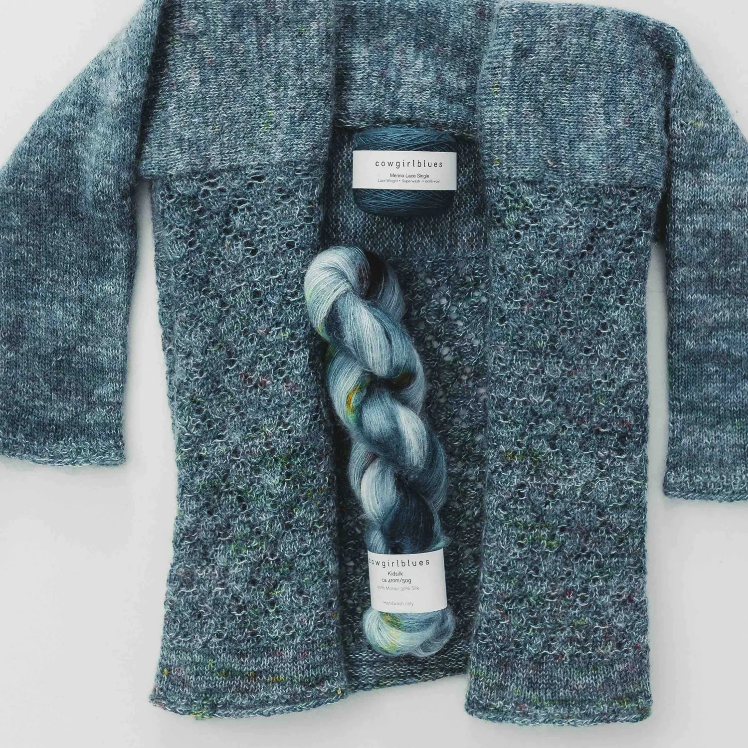 Cowgirlblues Reagan Cardigan Strickkit Lace-Garn ohne Anleitung