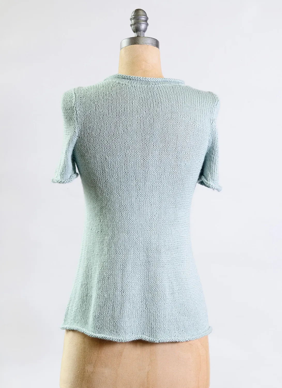 Blue Sky Fibers Classic Series Sylvia Sweater Strickanleitung Spitze