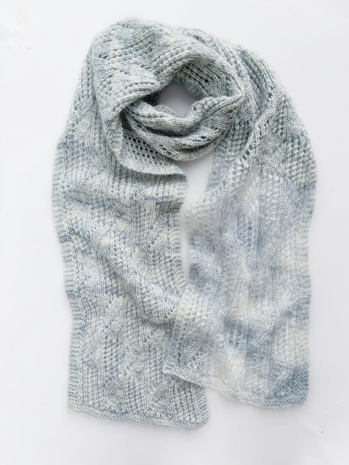 Madelinetosh Fireside Scarf Kit Schal Lace Merino Seide