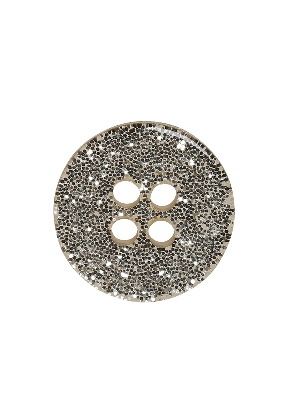 Go Handmade Glitter Knöpfe 12mm 8er Set funkelnd