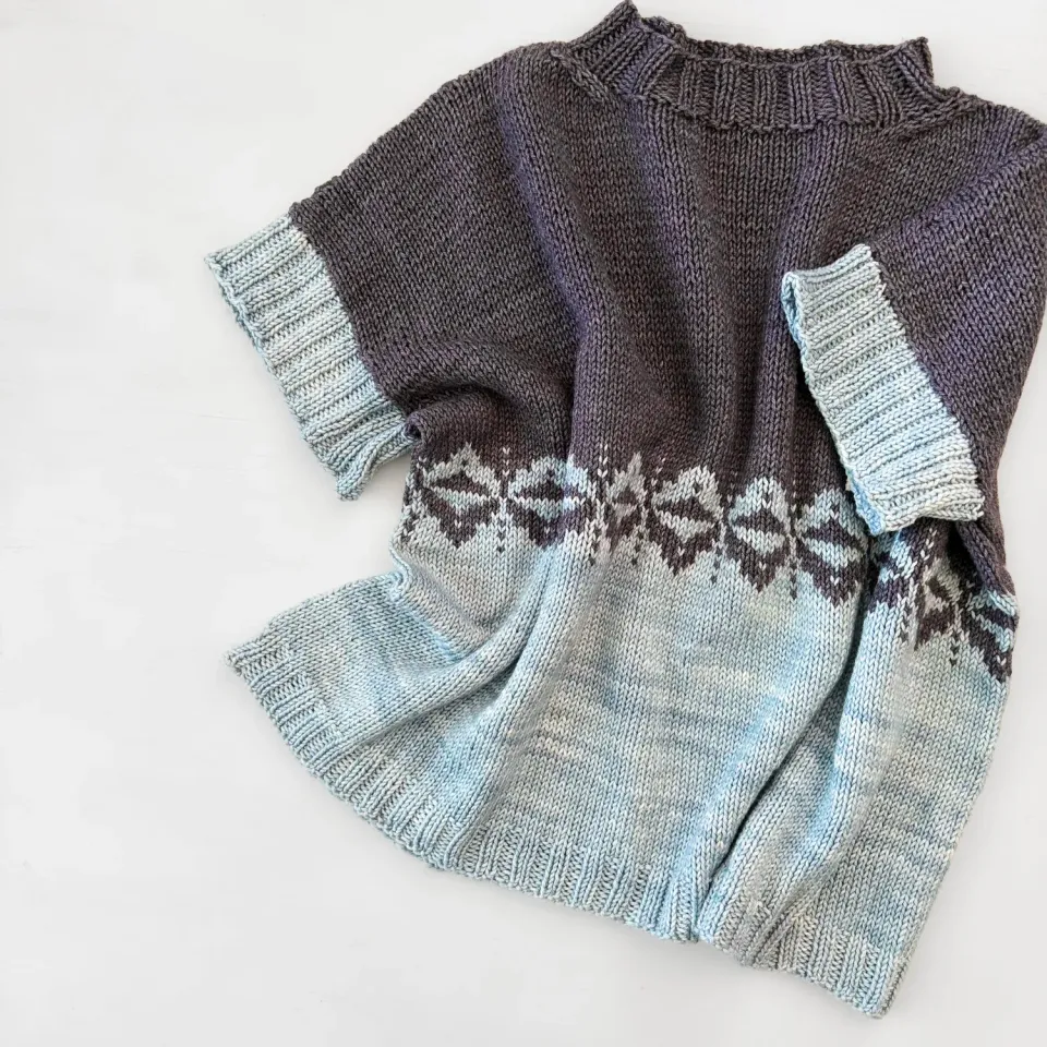 Madelinetosh Morning Ritual Top Strickkit XS-L 4 Knäuel