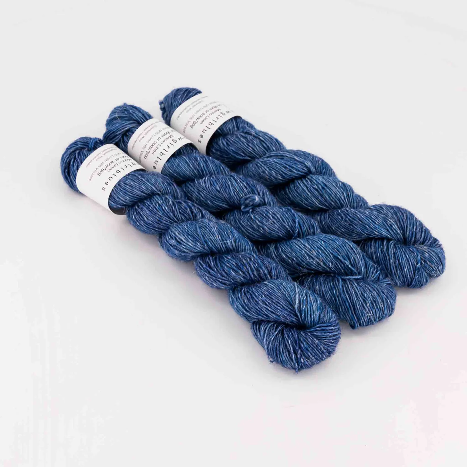Cowgirlblues Merino Linen Guinea Fowl Wolle 50g handgefärbt