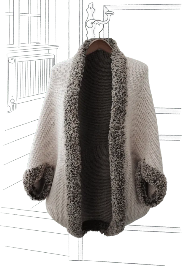 Go Handmade Sjaljacke Strickanleitung One Size S/M/L