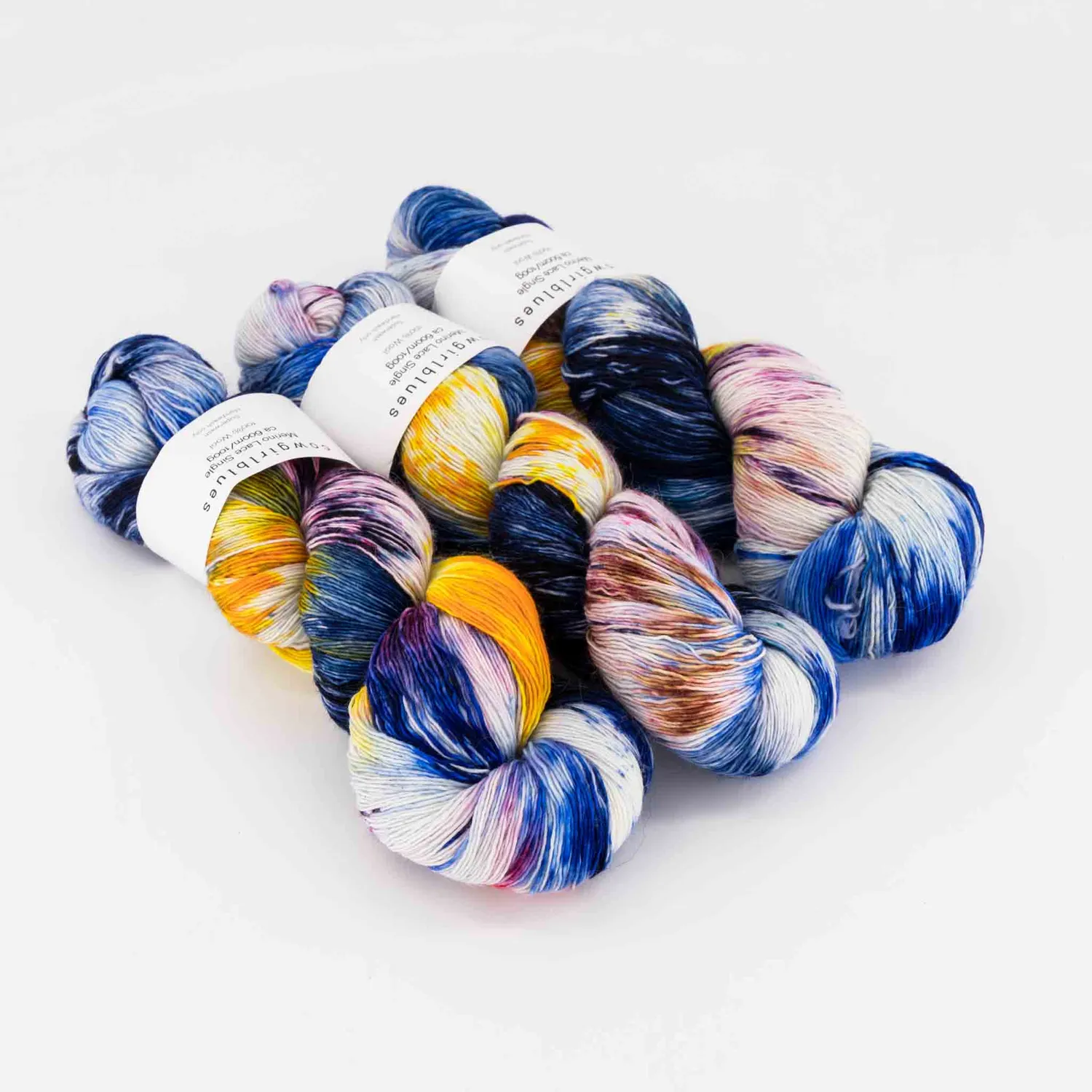 Cowgirlblues Merino Lace Wolle Tina Turner handgefärbt