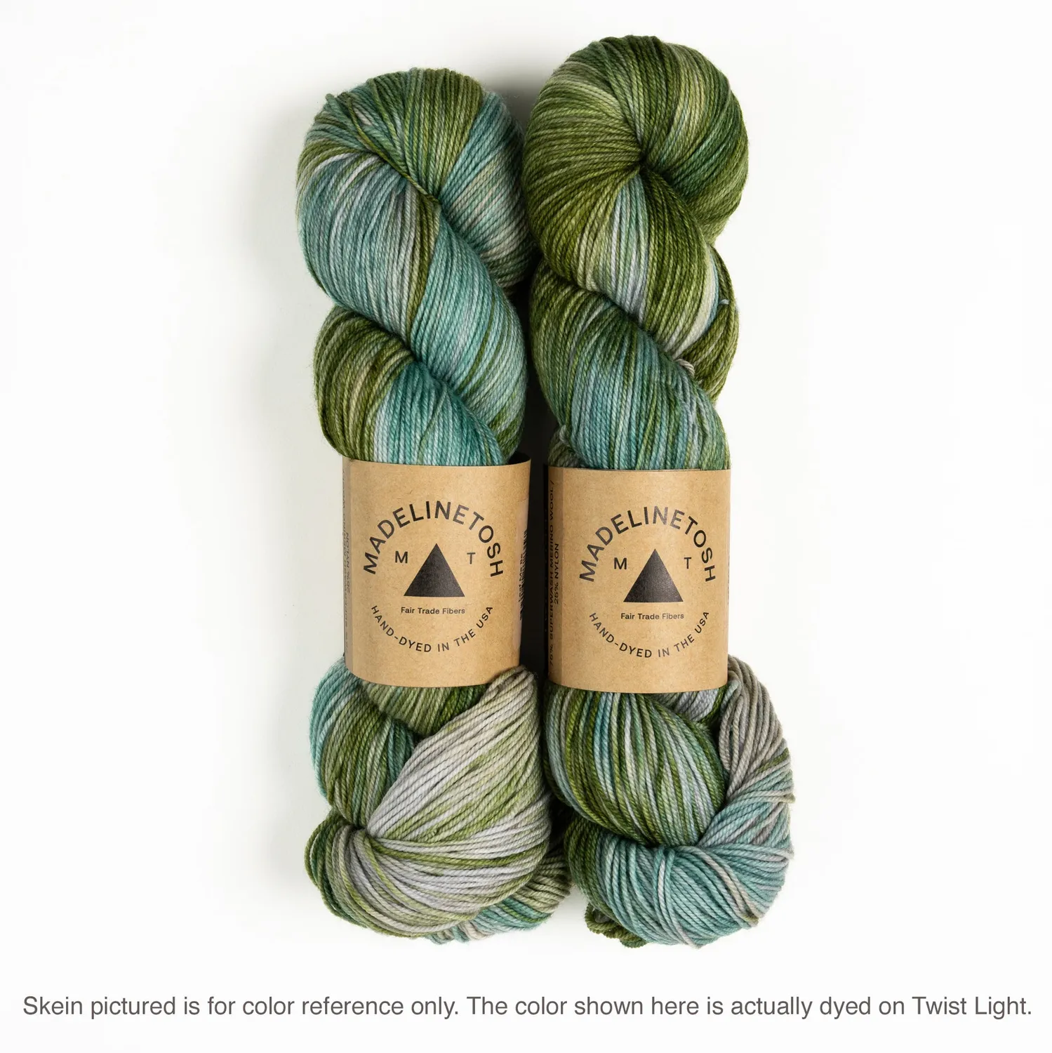Madelinetosh Tosh Wool Cotton Leaf Wolle 1 Strang DK Sommer