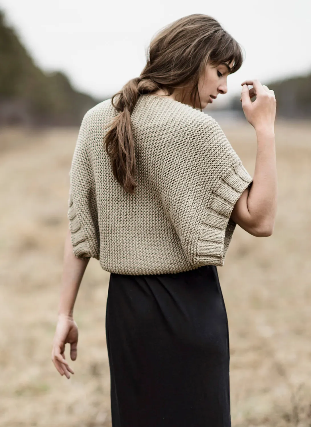 Blue Sky Fibers Classic Series Afton Shrug Strickanleitung Bio-Baumwolle