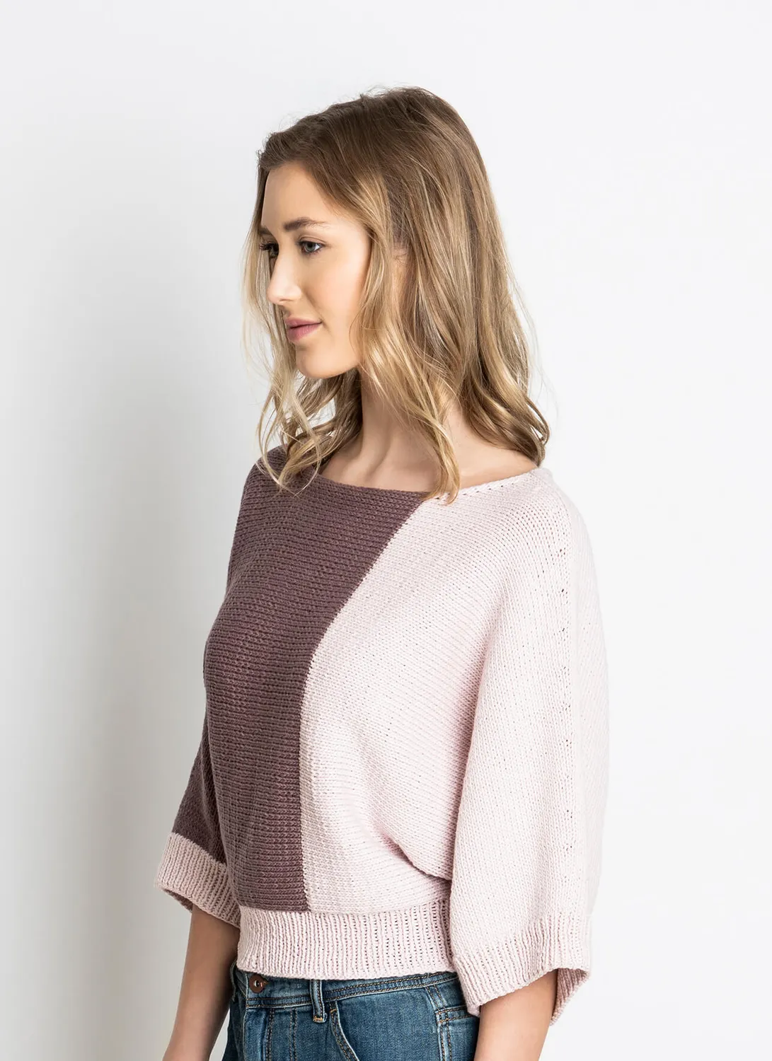 Blue Sky Fibers Spring Grove Sweater Strickanleitung Baumwolle