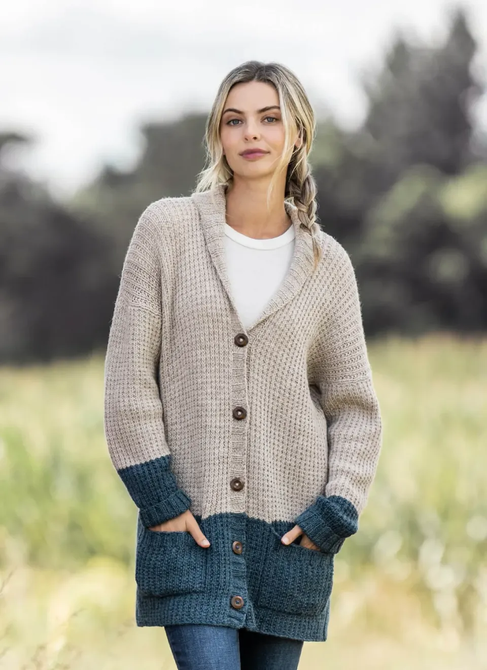 Blue Sky Fibers Northbrook Cardigan 202313 Strickjacke Anleitung
