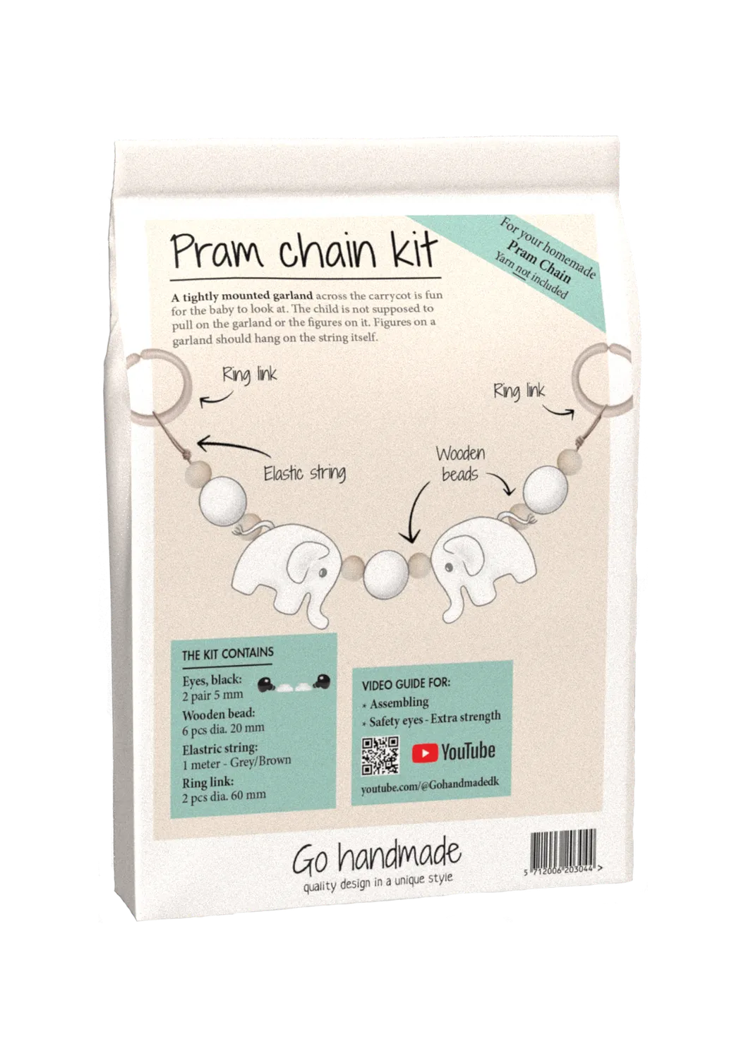 Go Handmade Pram Chain Häkelanleitung Kinderwagenkette