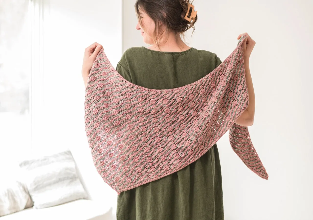 Madelinetosh Champagne Brunch Shawl Strickanleitung PDF