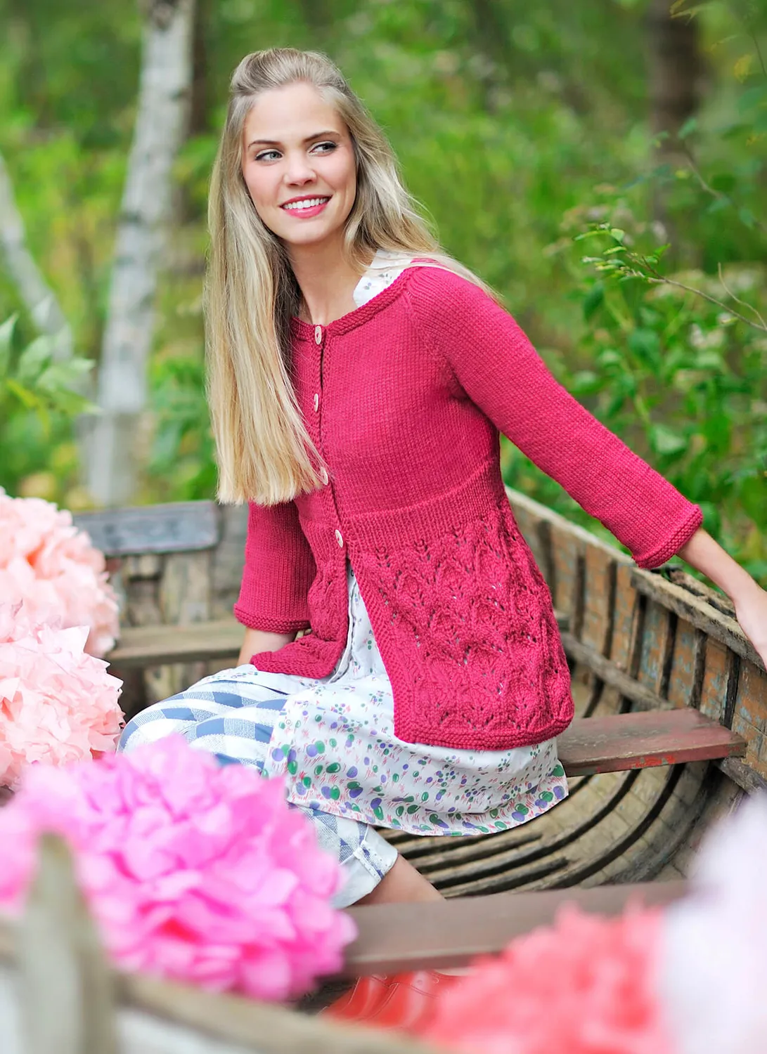 Blue Sky Fibers Classic Series Folk Story Cardi Strickanleitung 9521