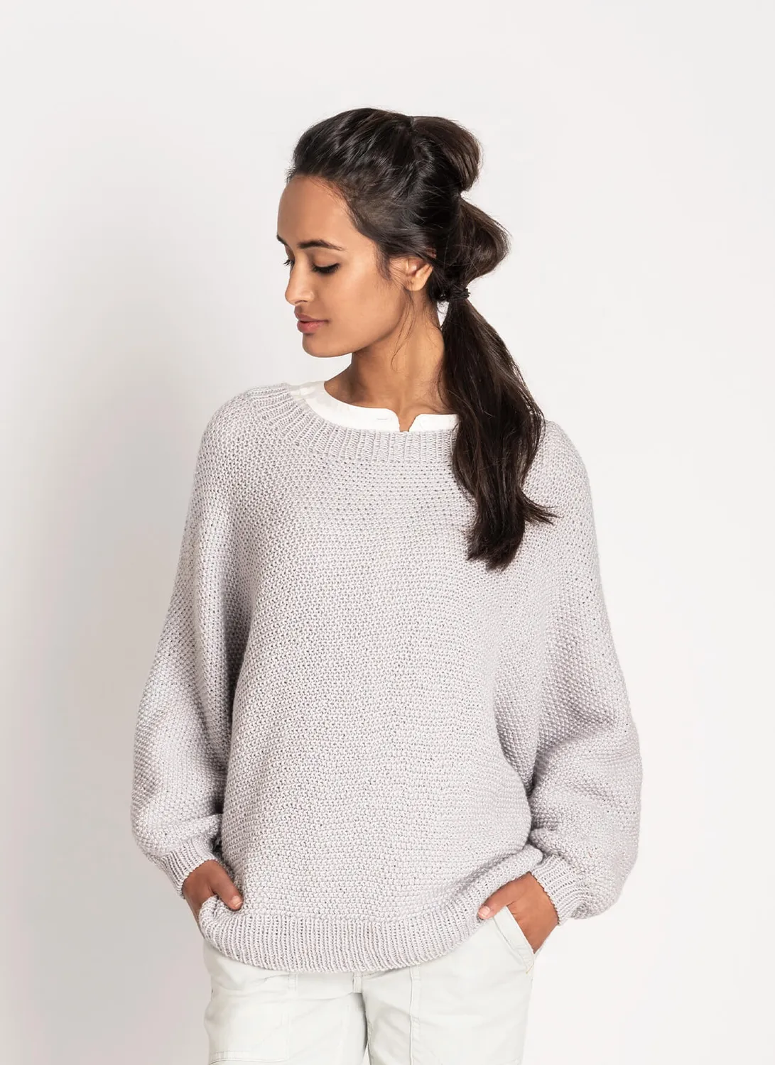 Blue Sky Fibers Classic Bethel Sweater Strickanleitung 202133 locker