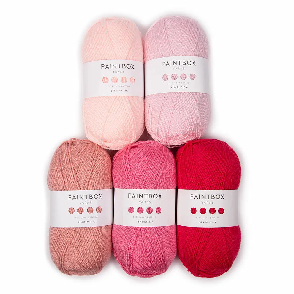 Paintbox Simply DK Häkelgarn 5x100g Bella Coco Verlauf-Set