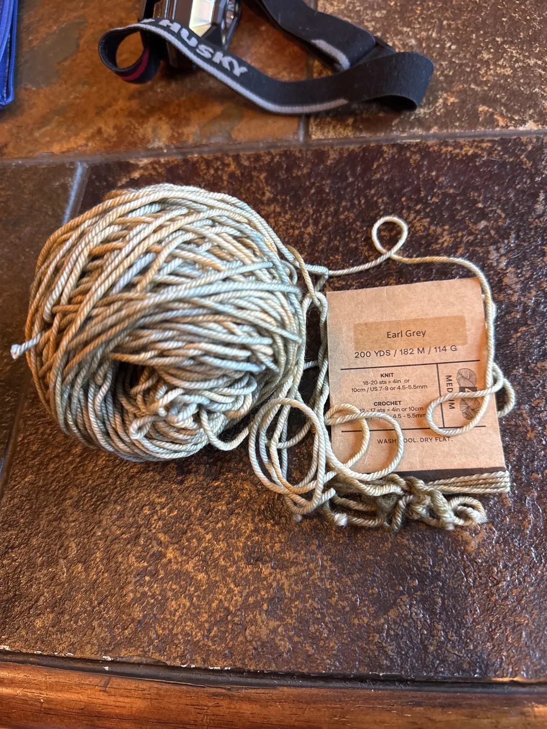 Madelinetosh Tosh Vintage Earl Grey Worsted 182m Merino