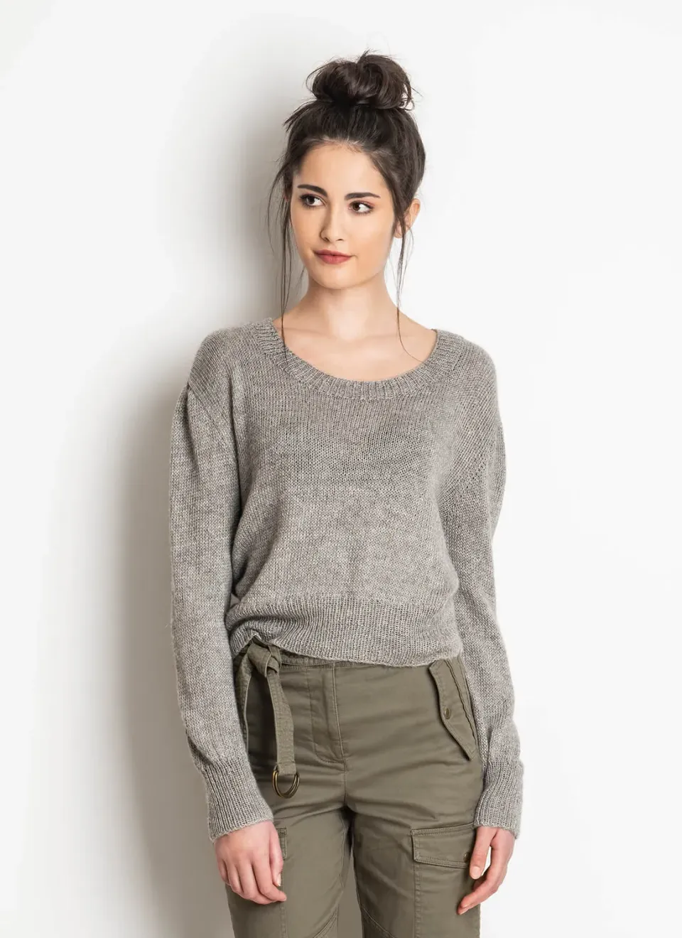 Blue Sky Fibers Classic Series Lake Melissa Sweater Strickanleitung Seide