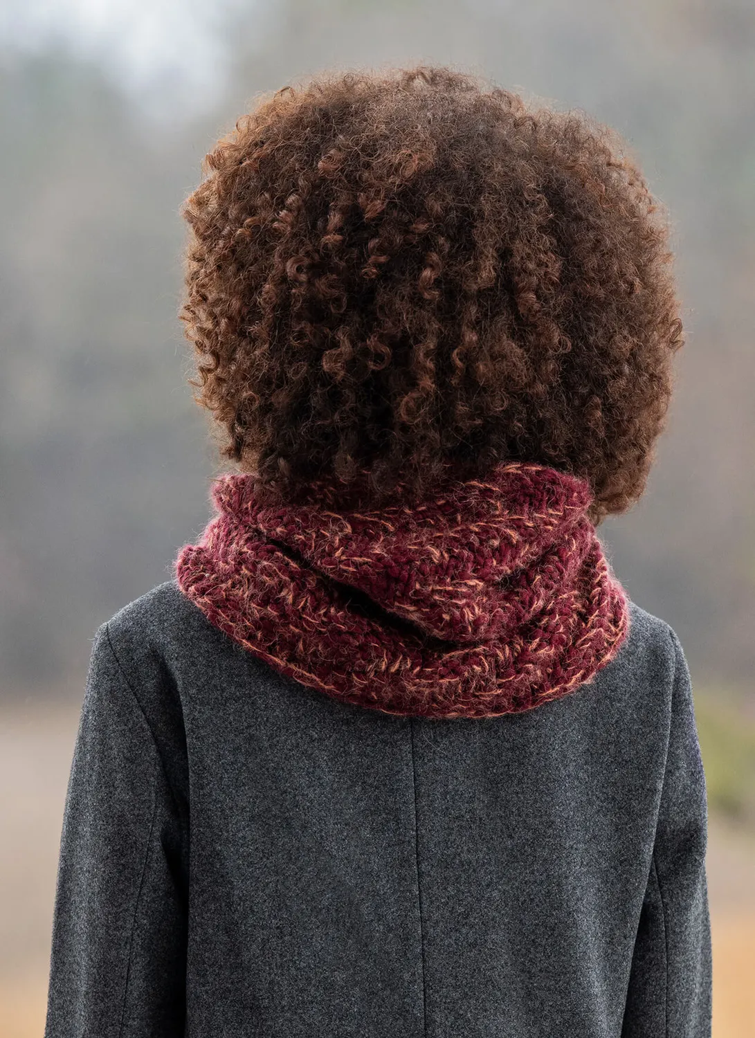 Blue Sky Fibers Spangle Cowl Strickanleitung Woolstok Loop