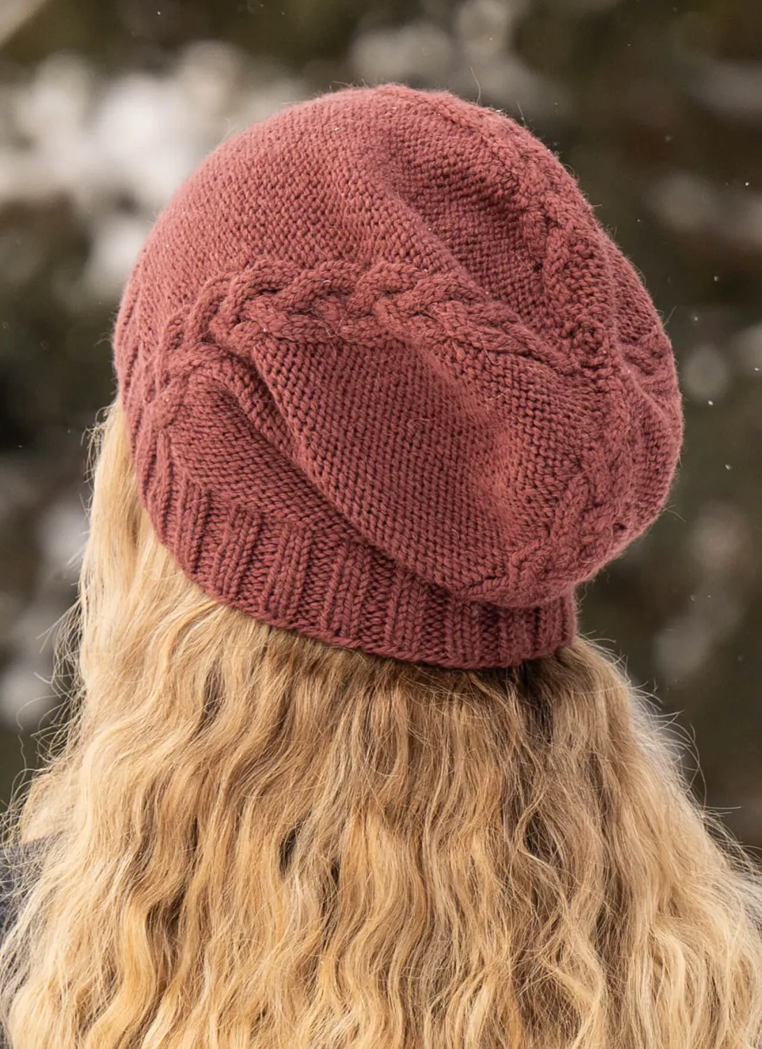 Blue Sky Fibers Classic Rosewood Hat Mitts Set Strickanleitung PDF