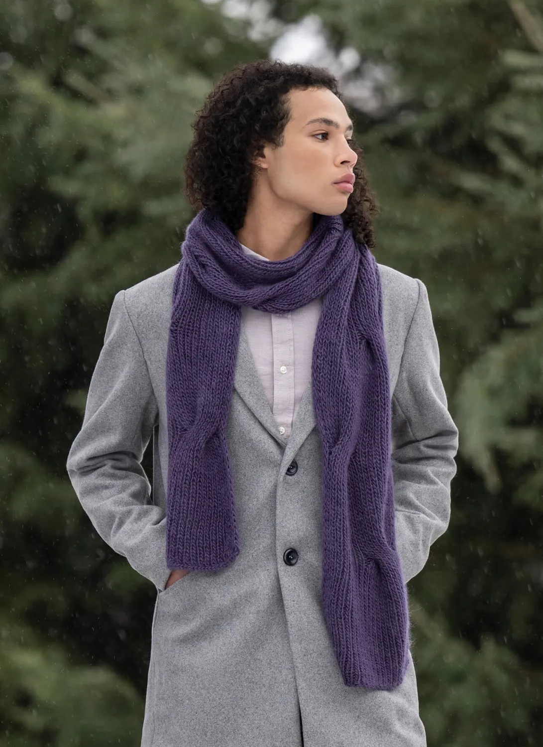 Blue Sky Fibers Classic Dream Scarf Strickanleitung Suri Merino