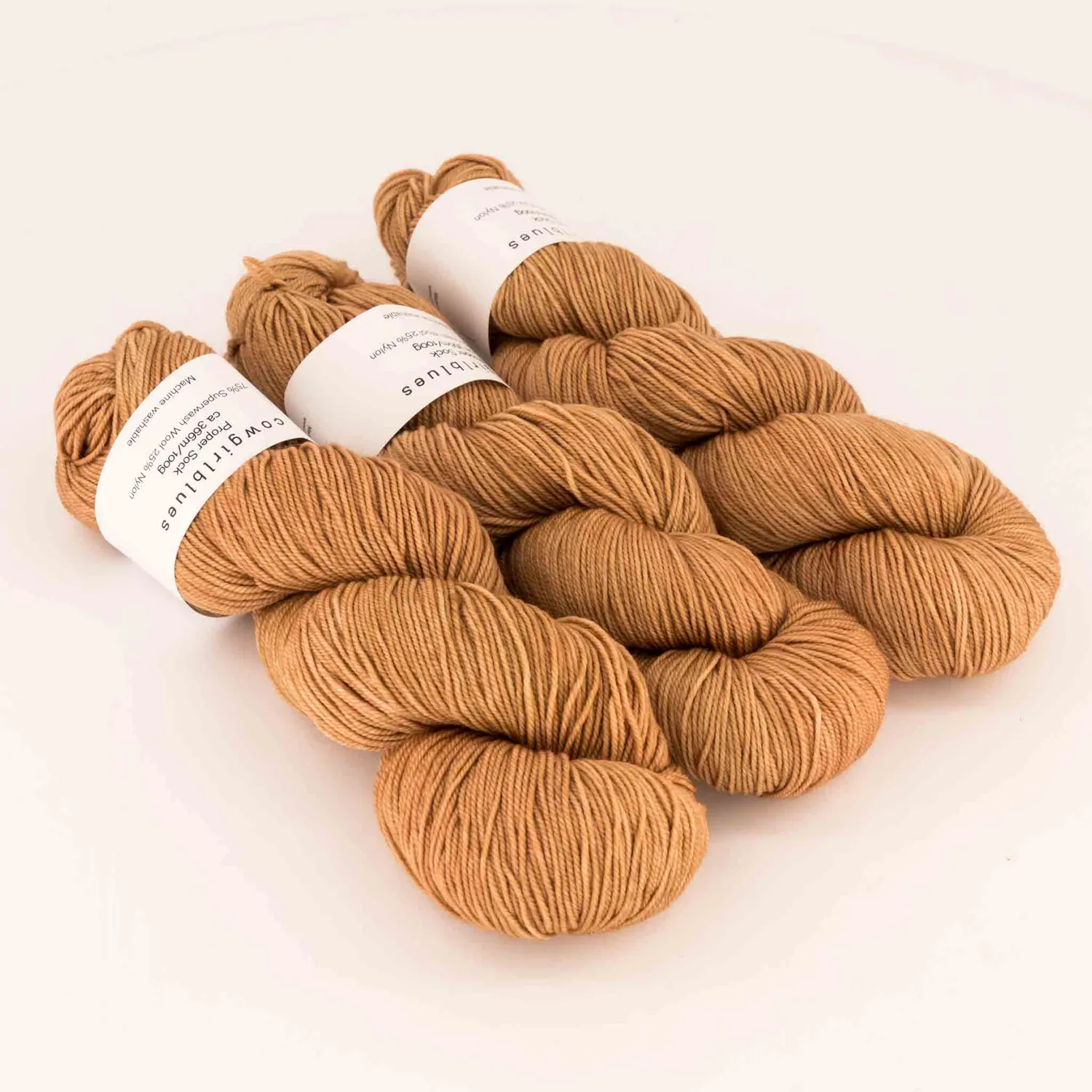 Cowgirlblues Proper Sock Camel Sockenwolle handgefärbt