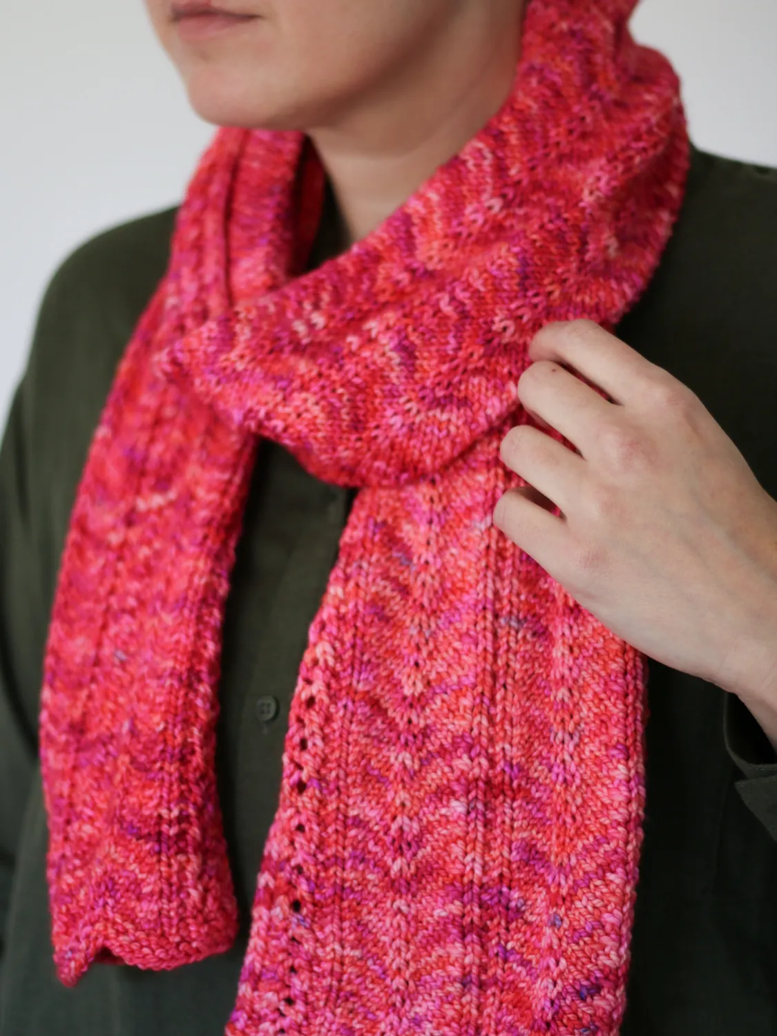 Madelinetosh Snowbird Scarf PDF Strickanleitung DK Halswärmer
