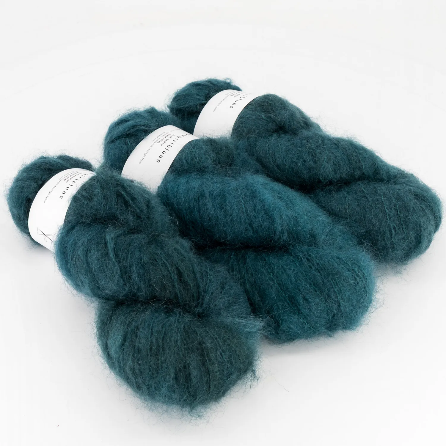 Cowgirlblues Fluffy High Tide Mohairwolle handgefärbt