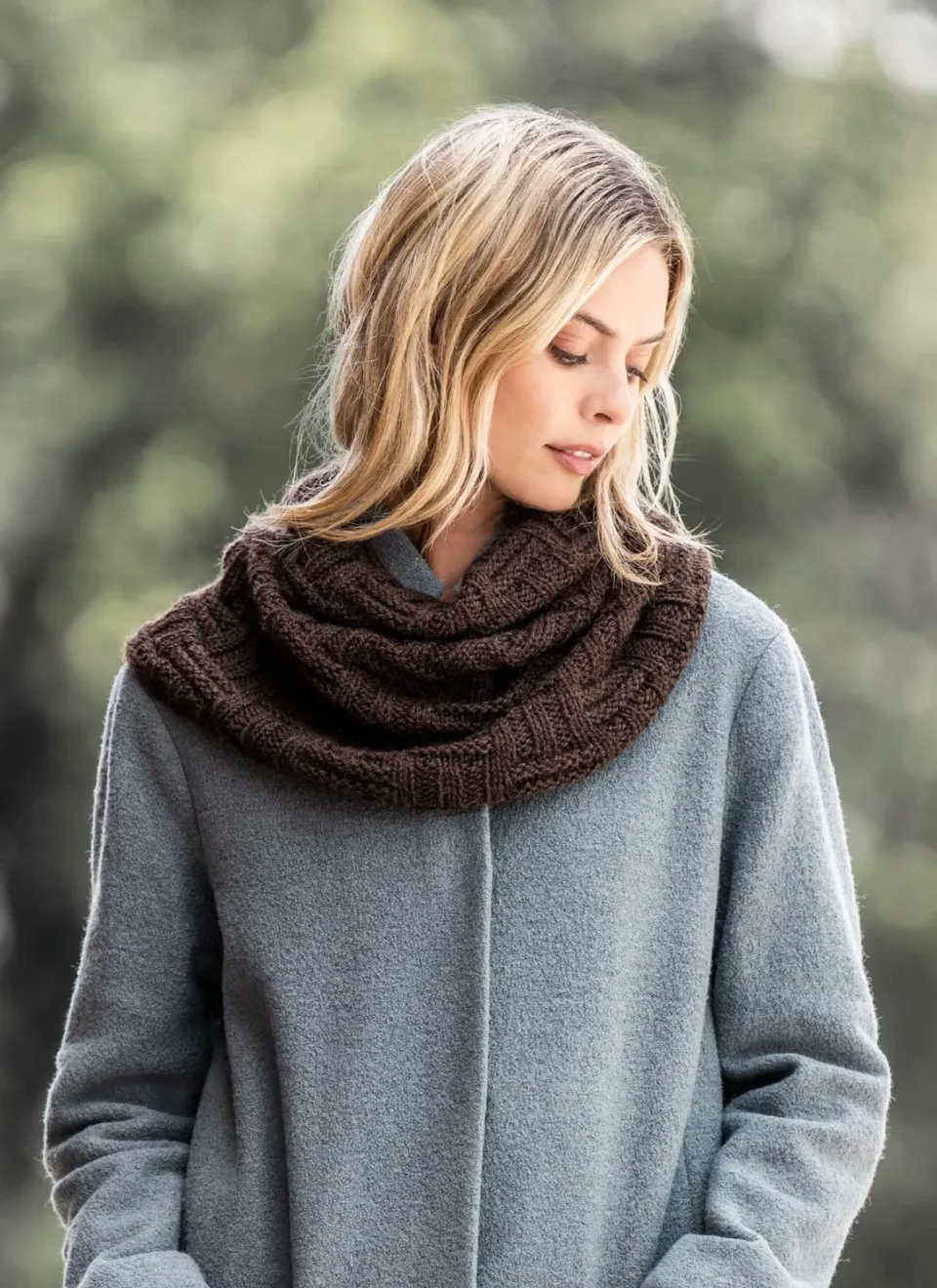 Blue Sky Fibers Ashland Strickanleitung Cowl Worsted
